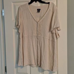 Cream blouse